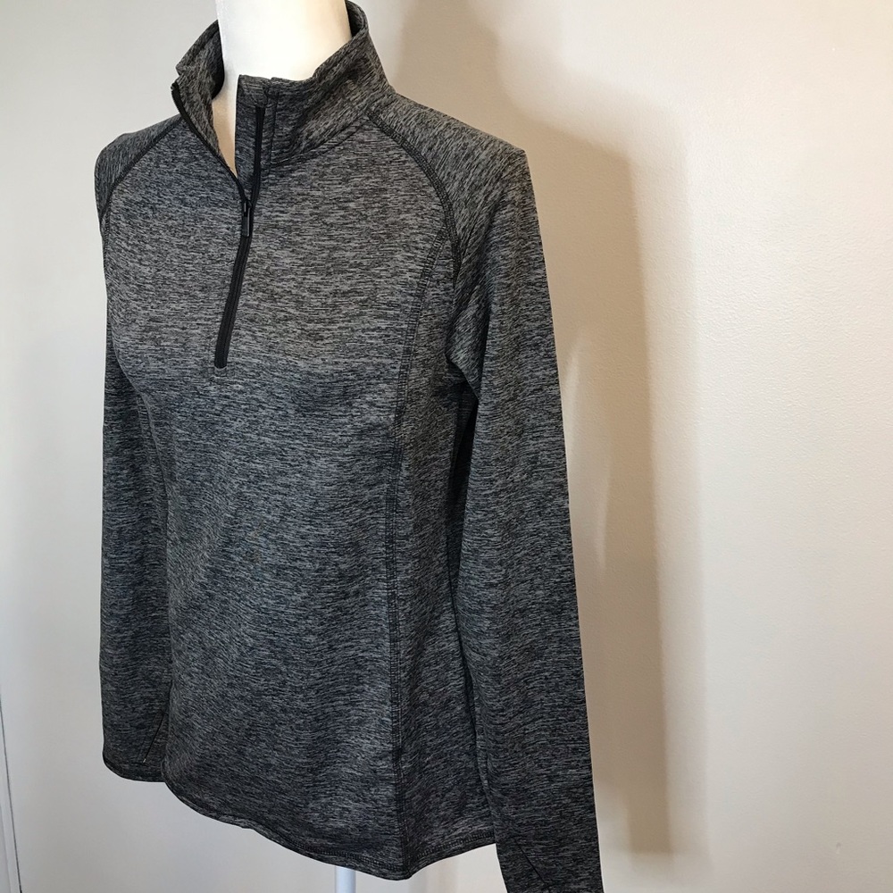NEW All in Motion Gray Zip Pullover Running M - Picture 6 of 9